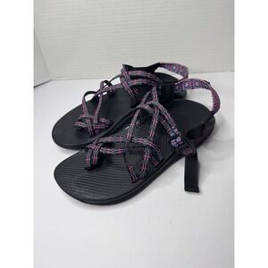 Chaco Women's ZX / 2 Cloud Dual Adjustable Straps Cushioned Black Sandal Size 10
